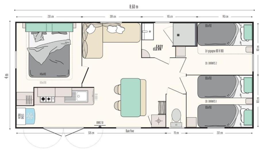 Mobil Home 5-6 Personnes Carry Le Rouet Zewnętrze zdjęcie